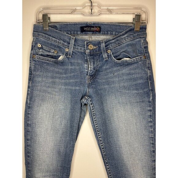 LEVI'S JEANS Genuinely Crafted Juniors 7M Denim 5 Pocket Red Tag Stretch - Picture 6 of 10